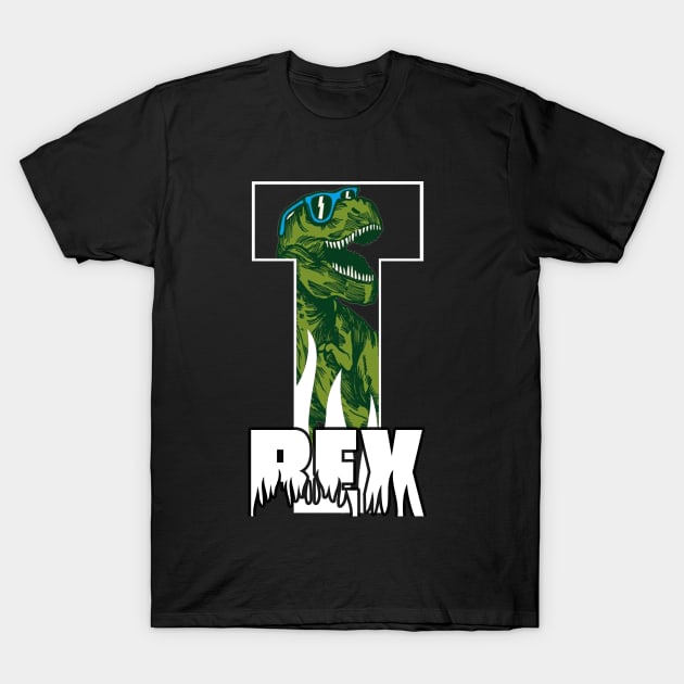 T-Rex funny T-Shirt by Dolaa